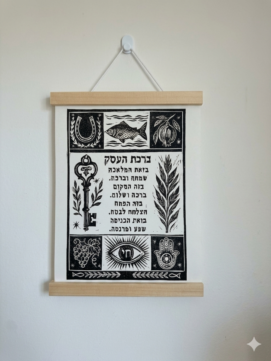 ברכת העסק עבודת יד